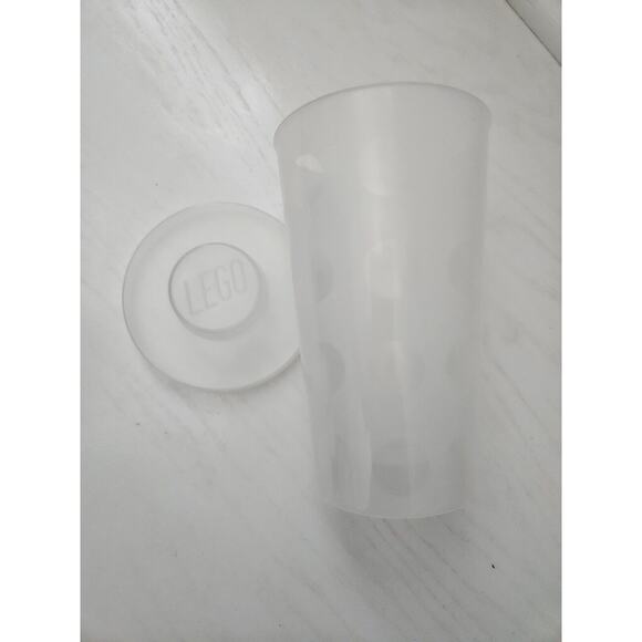 Large Pick A Brick Cup With Lid LEGO Storage Plastic Containers Lot of 5 - Picture 7 of 9